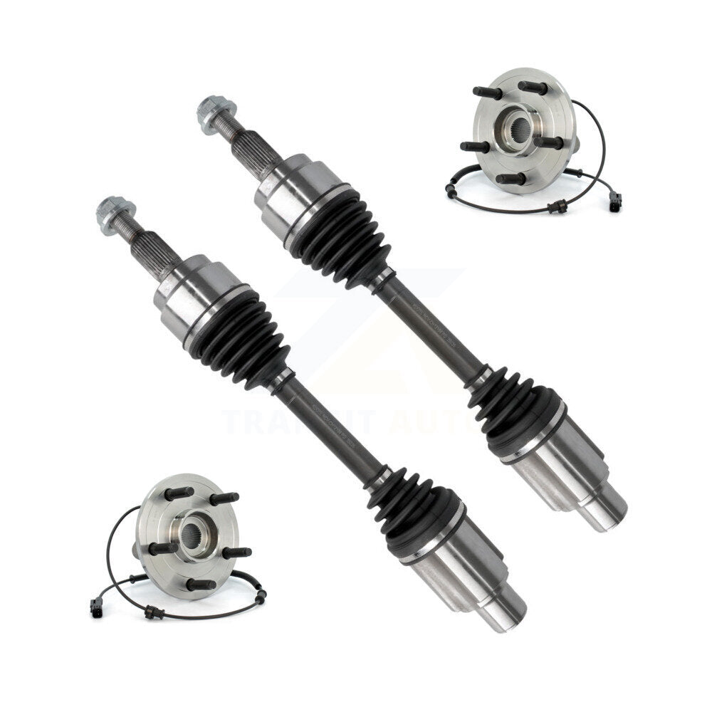 CV Axle Drive Shaft And Hub Bearing Assembly Front Kit For Ram 1500 Dodge 4WD