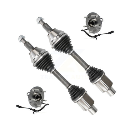 CV Axle Drive Shaft And Wheel Hub Bearing Front Kit For 2012-2018 Ram 1500 4WD