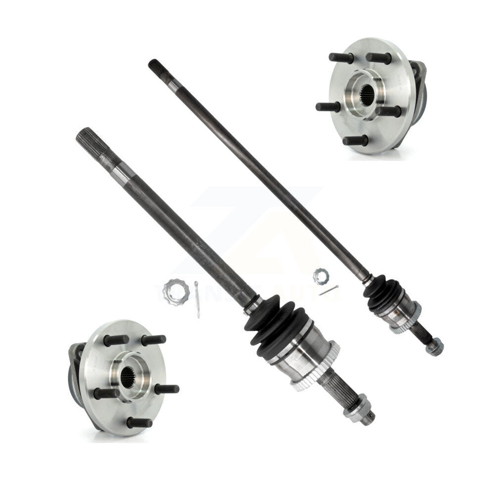 CV Axle Drive Shaft And Hub Bearing Assembly Front Kit For Jeep Grand Cherokee