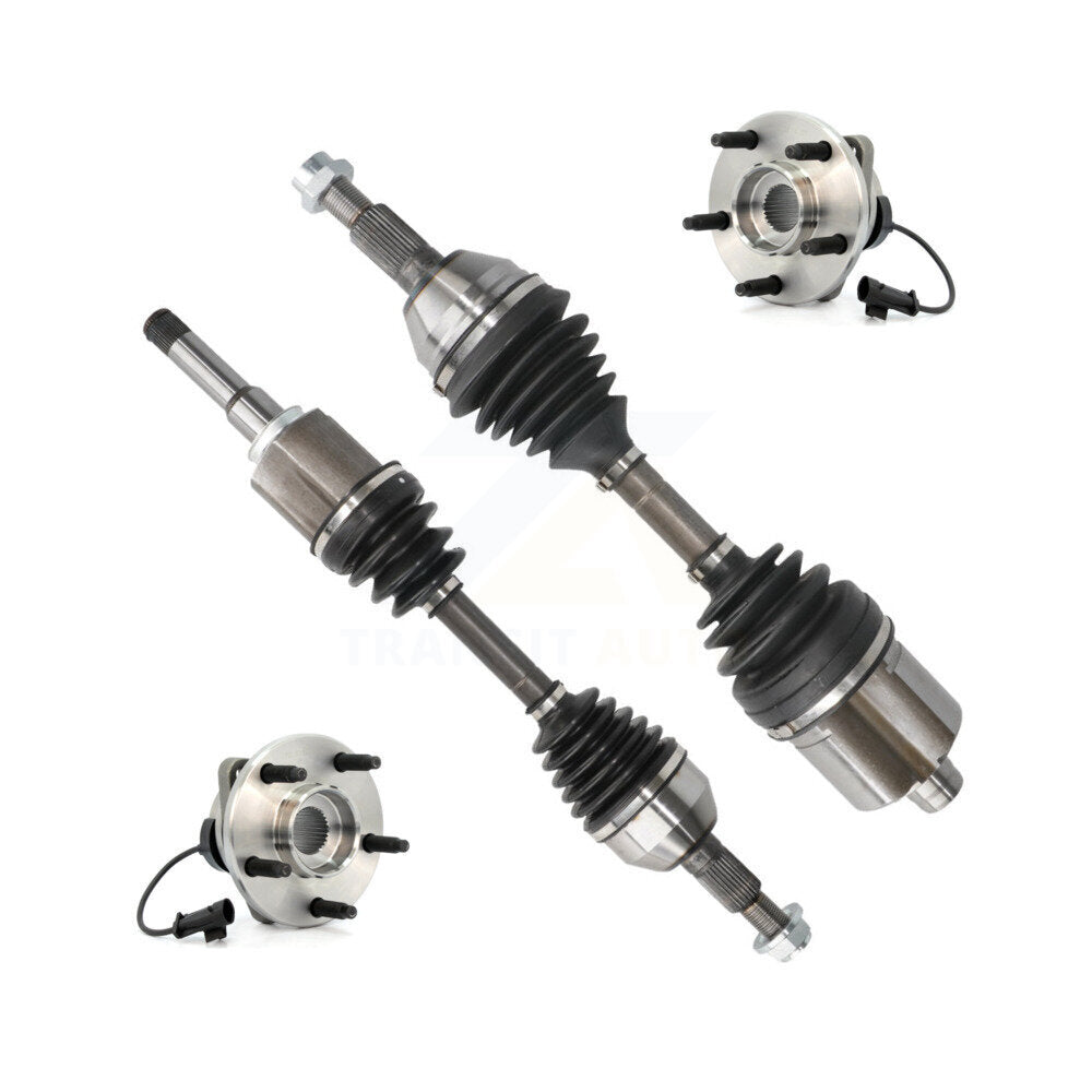 CV Axle Drive Shaft And Bearing Front Kit For 2009 Saturn Aura Opt. MH8 Trans