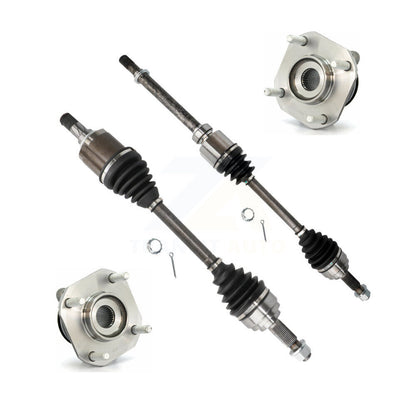 CV Axle Drive Shaft And Wheel Hub Bearing Assembly Front Kit For Nissan Sentra