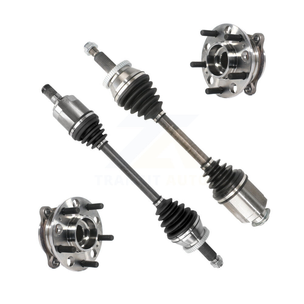 CV Axle Drive Shaft And Bearing Front Kit For Kia Sorento Hyundai Santa Fe Sport