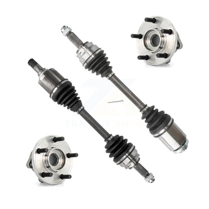 CV Axle Drive Shaft And Wheel Hub Bearing Assembly Front Kit For Dodge Caliber