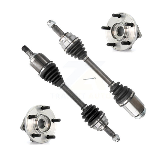 CV Axle Drive Shaft And Wheel Hub Bearing Assembly Front Kit For Dodge Caliber