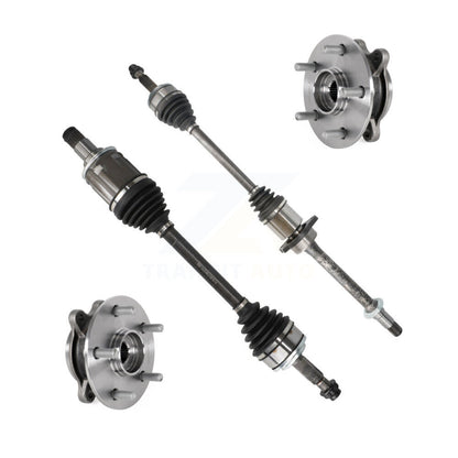 CV Axle Drive Shaft And Complete Hub Bearing Assembly Front Kit For Toyota Camry