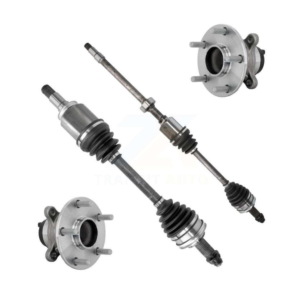 CV Axle Drive Shaft And Complete Hub Bearing Assembly Front Kit For Lexus IS200t