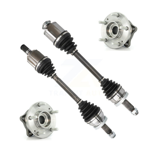 CV Axle Drive Shaft And Hub Bearing Front Kit For Hyundai Santa Fe Kia Sorento