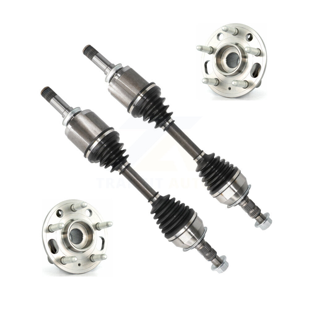 CV Axle Shaft And Hub Bearing Front Kit For Chevrolet Malibu Impala Cadillac XTS