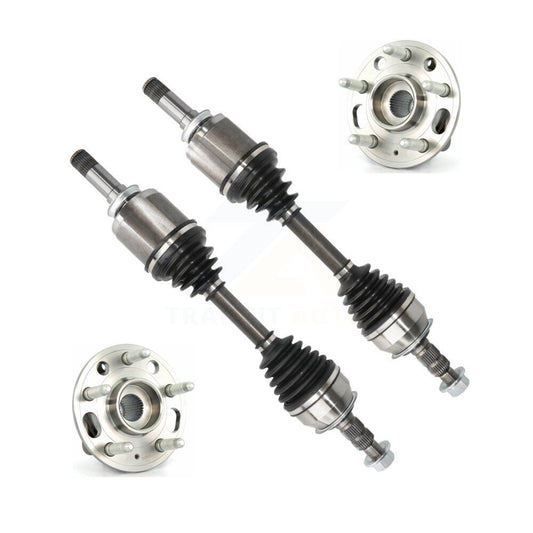 CV Axle Shaft And Hub Bearing Front Kit For Chevrolet Malibu Impala Cadillac XTS