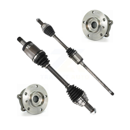 CV Axle Shaft And Hub Bearing Front Kit For 2017 BMW X6 xDrive50i with AWD 4.4L