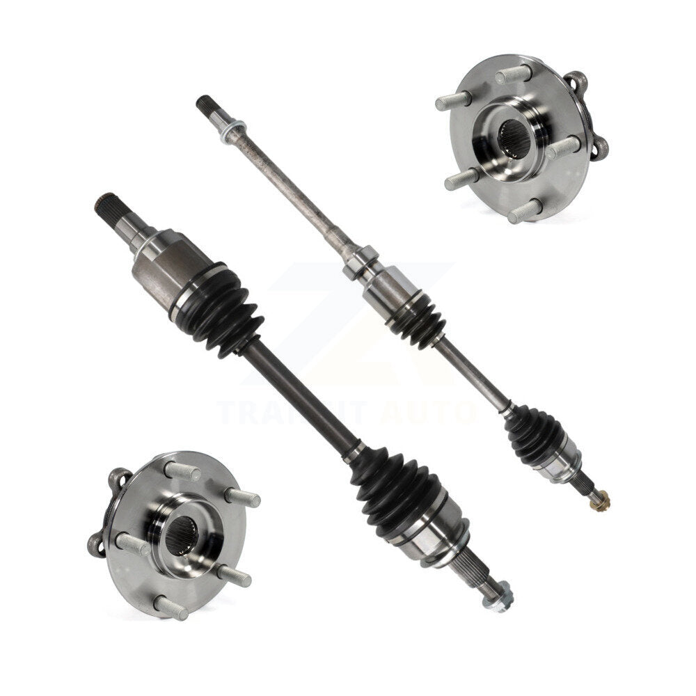 CV Axle Drive Shaft And Complete Hub Bearing Assembly Front Kit For Mazda CX-5 6