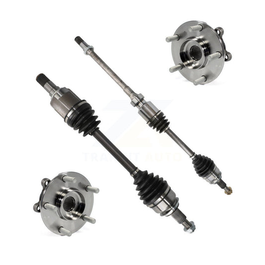 CV Axle Drive Shaft And Complete Hub Bearing Assembly Front Kit For Mazda CX-5 6