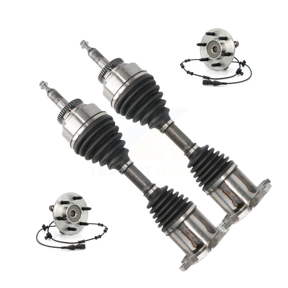 CV Axle Shaft And Bearing Front Kit For Ford Expedition Lincoln Navigator 4WD