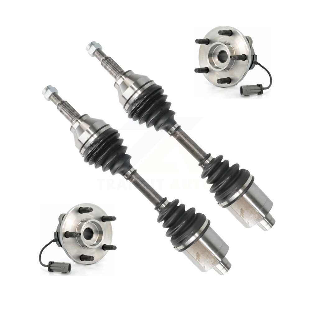 CV Axle Drive Shaft And Wheel Hub Bearing Assembly Front Kit For Chevrolet HHR