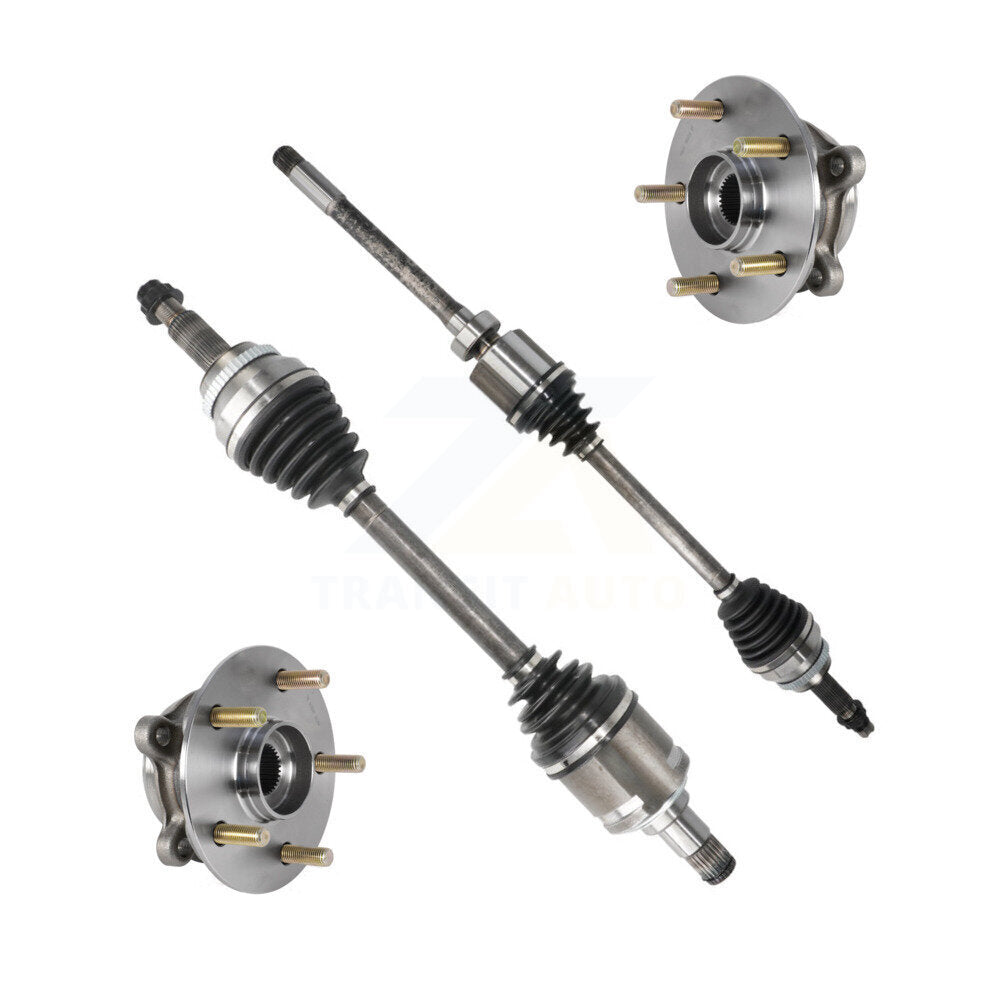 CV Axle Drive Shaft And Hub Bearing Assembly Front Kit For Lexus RX350 RX350L