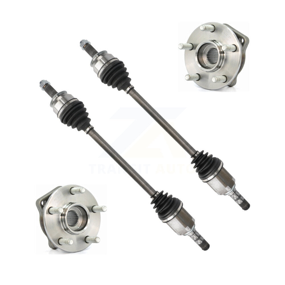 CV Axle Drive Shaft And Hub Bearing Front Kit For Subaru Impreza Outback Legacy