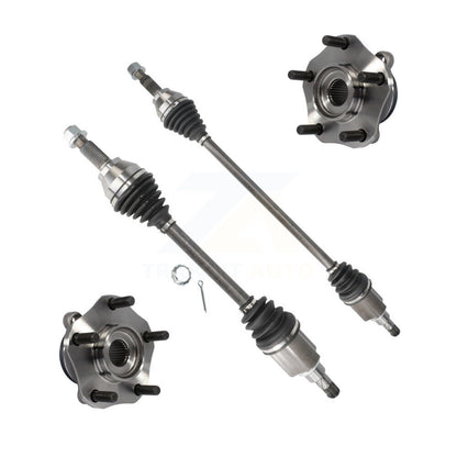 CV Axle Drive Shaft And Wheel Hub Bearing Assembly Front Kit For Nissan Sentra