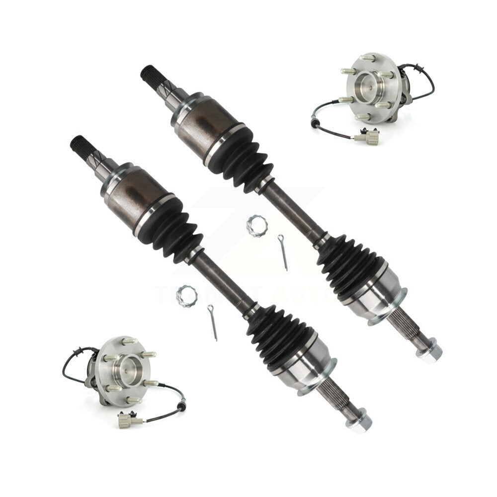 CV Axle Shaft And Bearing Front Kit For Nissan Frontier Pathfinder Xterra Suzuki