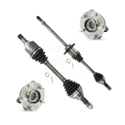CV Axle Drive Shaft And Wheel Hub Bearing Assembly Front Kit For Nissan Maxima