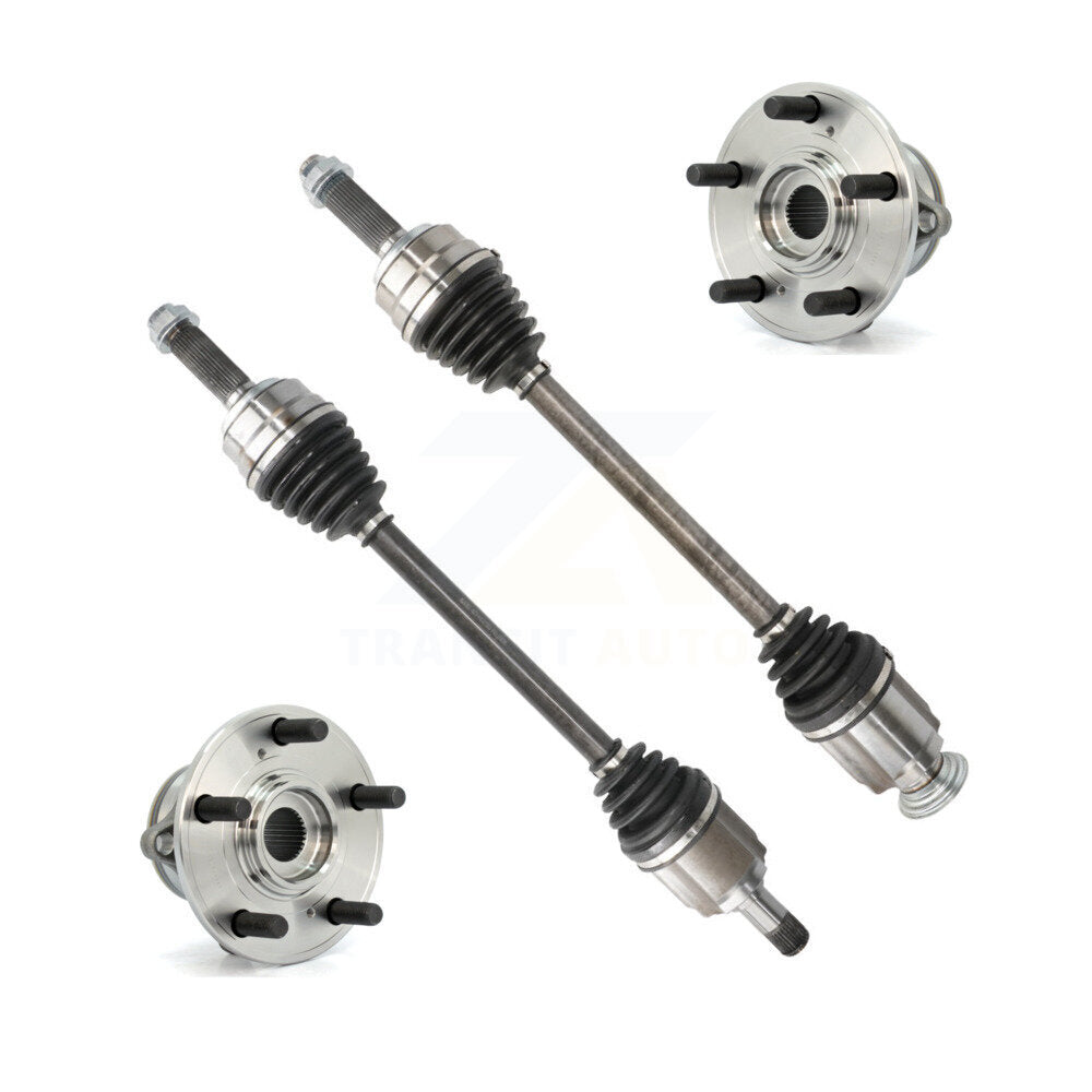 CV Axle Drive Shaft And Hub Bearing Assembly Front Kit For Acura MDX Honda Pilot