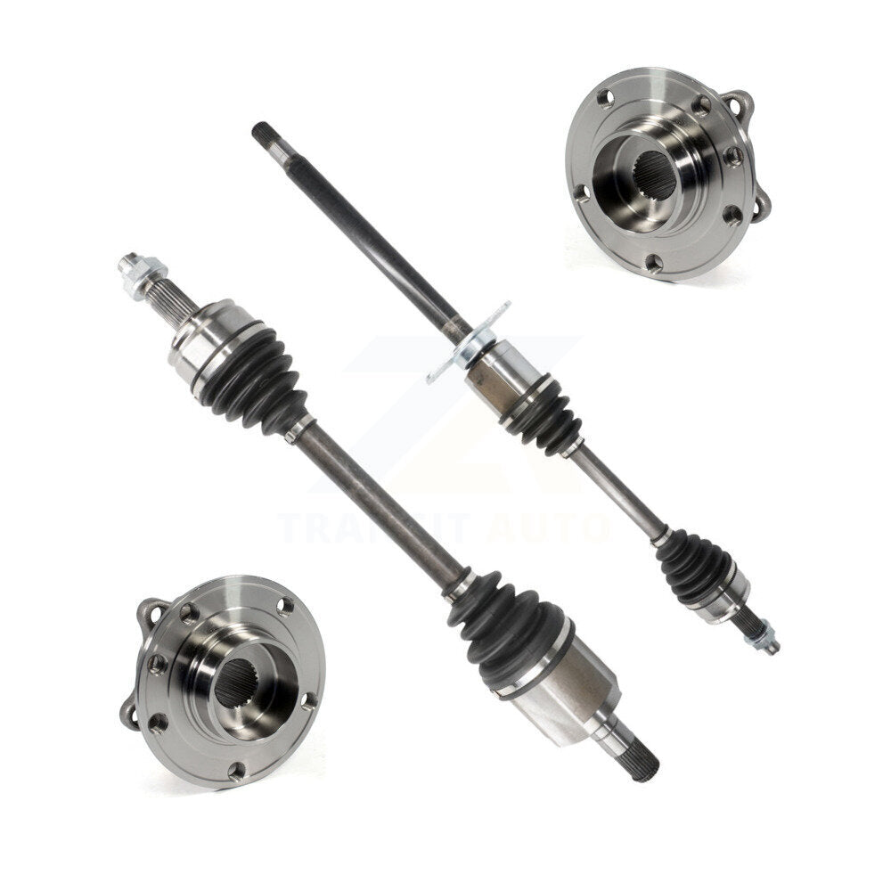 CV Axle Shaft And Hub Bearing Front Kit For 2013-2016 Dodge Dart Primary Design
