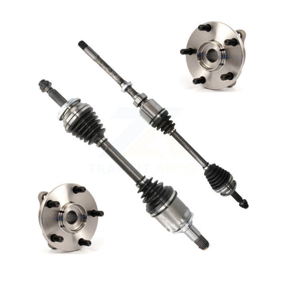 CV Axle Drive Shaft And Complete Hub Bearing Assembly Front Kit For Toyota RAV4