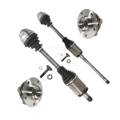 CV Axle Drive Shaft And Hub Bearing Front Kit For BMW 535i xDrive 528i 640i AWD
