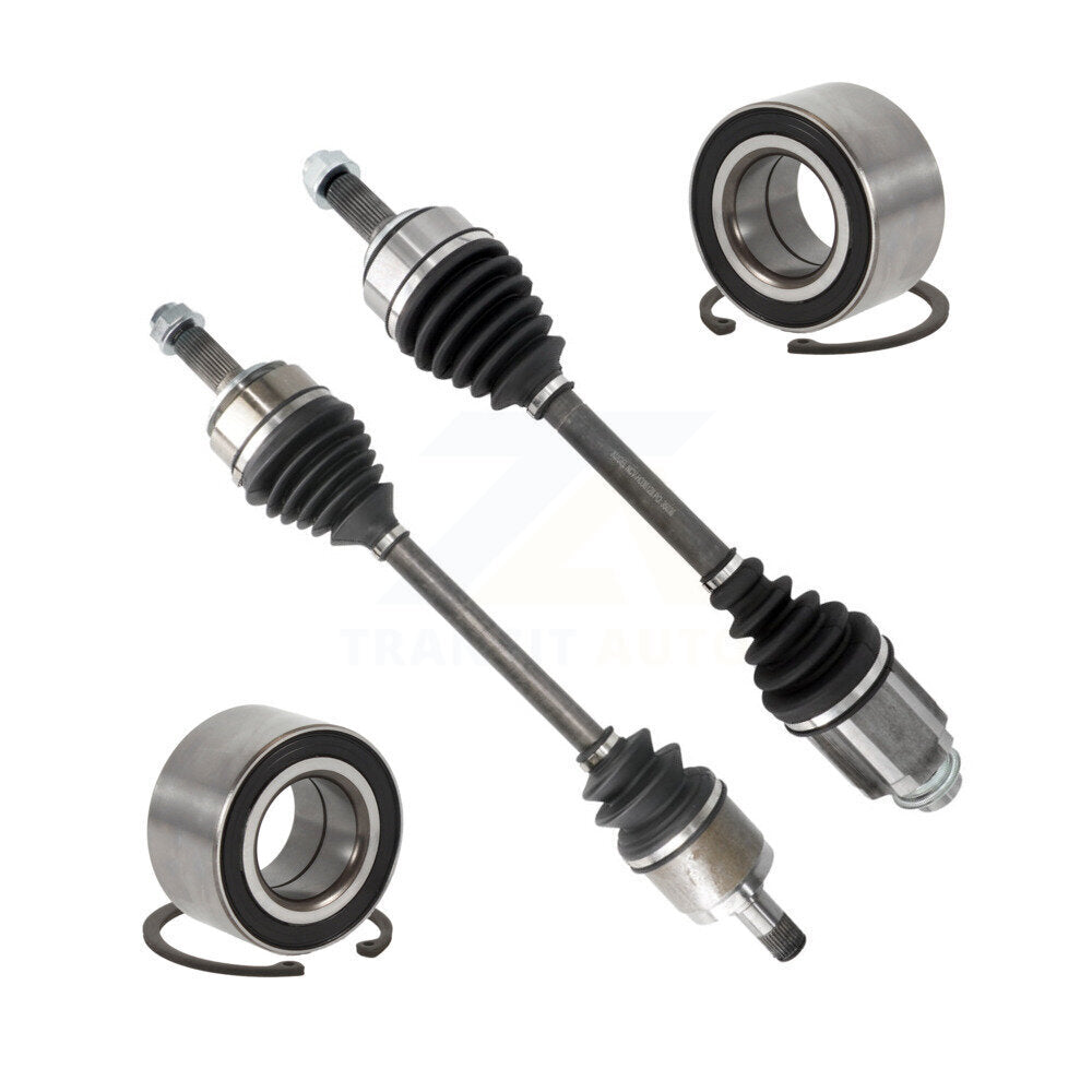 CV Axle Drive Shaft Assembly And Bearing Front Kit For Honda Accord Acura TL
