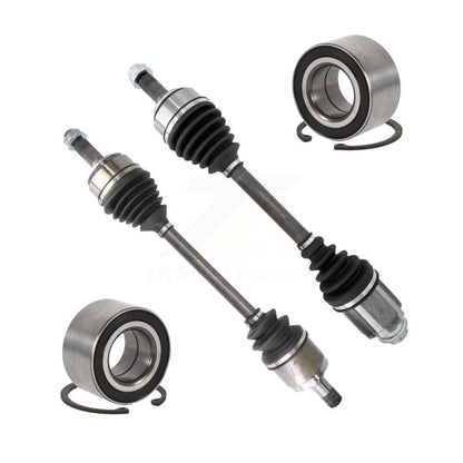 CV Axle Drive Shaft Assembly And Bearing Front Kit For Honda Accord Acura TL