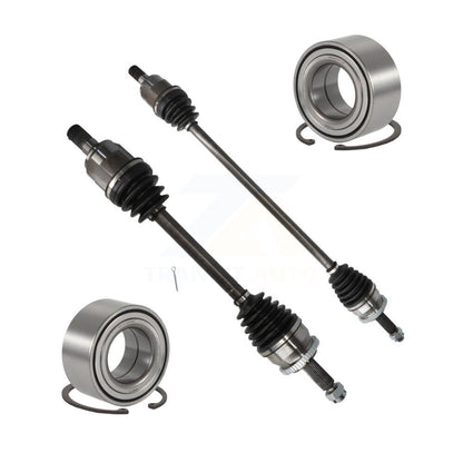 CV Axle Drive Shaft And Bearing Front Kit For Hyundai Sonata VIN C (8th Digit)