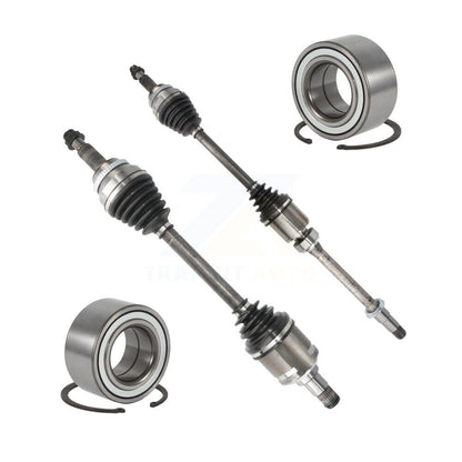 CV Axle Drive Shaft And Bearing Front Kit For Toyota Highlander Lexus RX350
