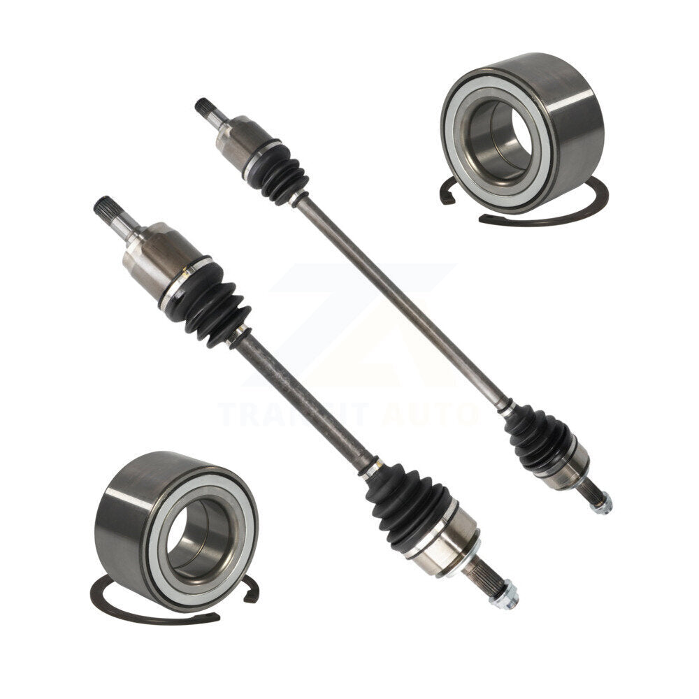 CV Axle Drive Shaft And Bearing Front Kit For 2009 Honda Fit Manual transmission