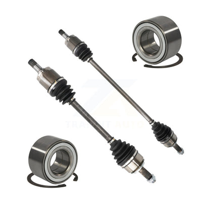 CV Axle Drive Shaft And Bearing Front Kit For 2009 Honda Fit Manual transmission