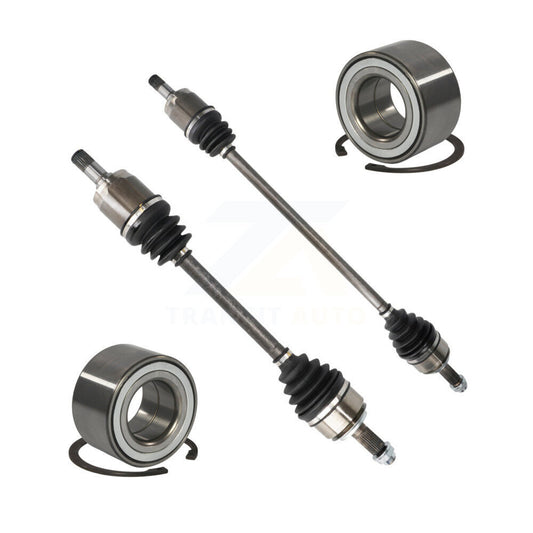CV Axle Drive Shaft And Bearing Front Kit For 2009 Honda Fit Manual transmission