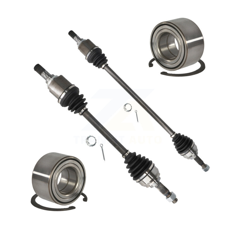 CV Axle & Bearing Front Kit For 10-11 Nissan Versa 1.6L with Manual transmission