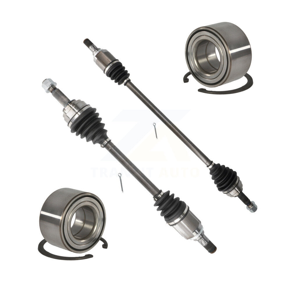 CV Axle And Bearing Front Kit For Nissan Versa 1.6L with Automatic transmission