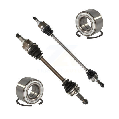 CV Axle Drive Shaft Complete Assembly And Bearing Front Kit For Toyota Yaris