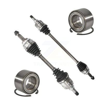 CV Axle Drive Shaft And Wheel Bearing Front Kit For Toyota Matrix Pontiac Vibe