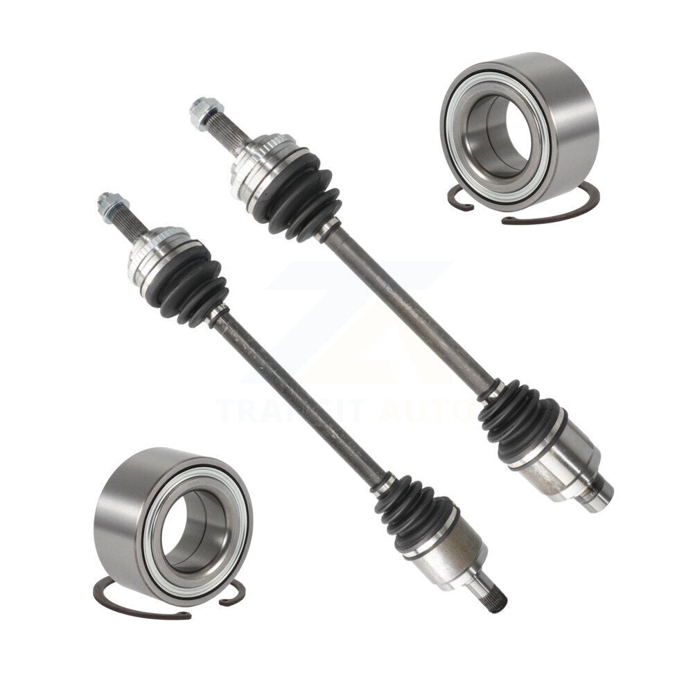 CV Axle Drive Shaft And Wheel Bearing Front Kit For 1999-2004 Honda Odyssey FWD