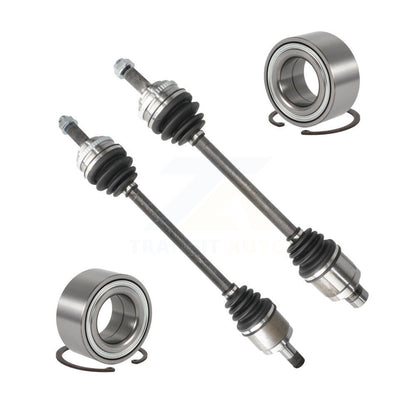 CV Axle Drive Shaft And Wheel Bearing Front Kit For 1999-2004 Honda Odyssey FWD