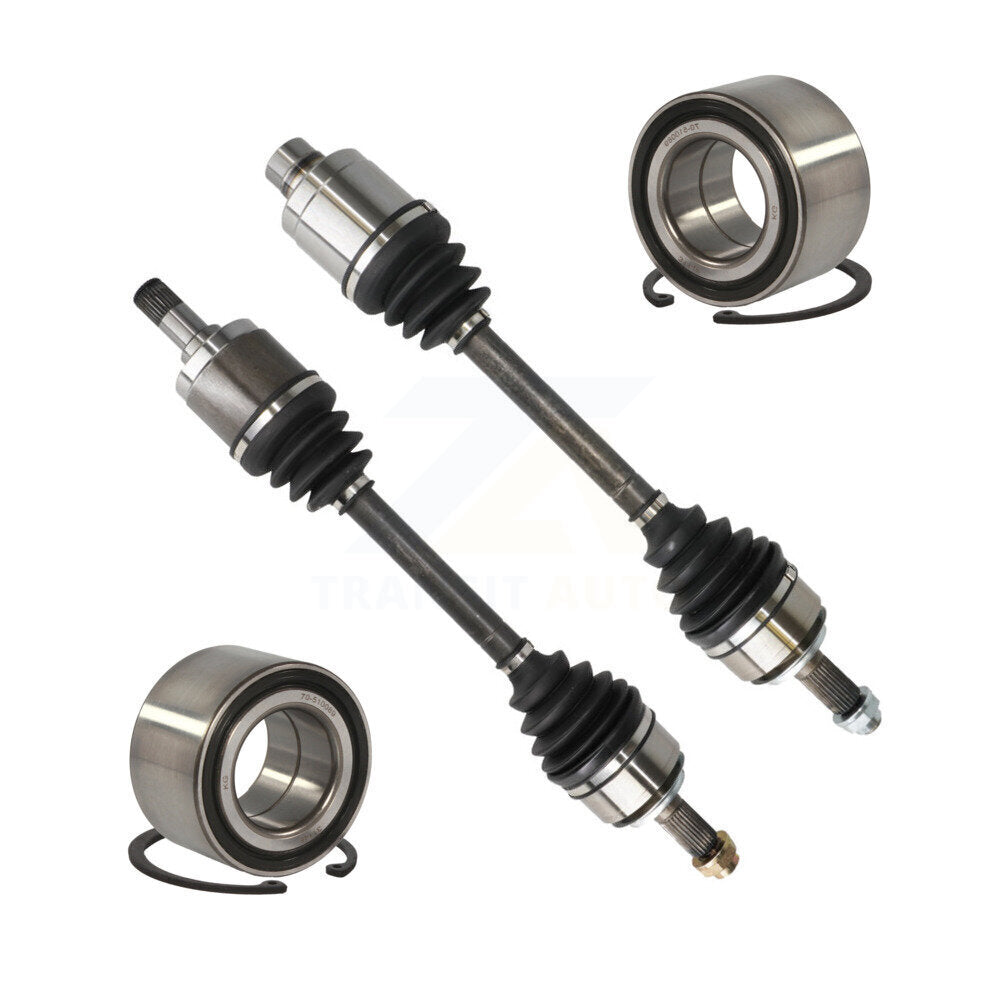 CV Axle & Bearing Front Kit For Honda Civic Coupe with 1.8L Manual transmission