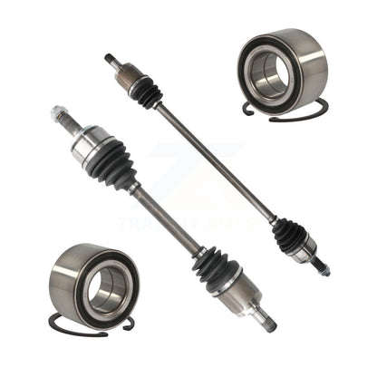 CV Axle Drive Shaft Complete Assembly And Bearing Front Kit For Honda Civic