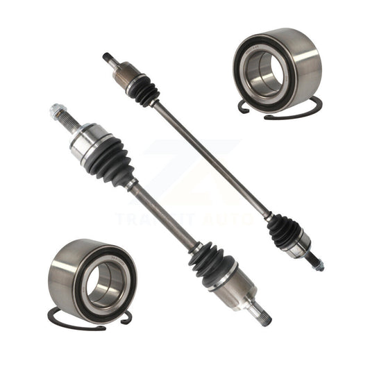 CV Axle Drive Shaft Complete Assembly And Bearing Front Kit For Honda Civic