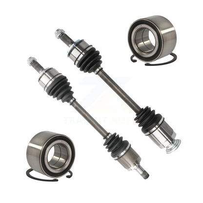 CV Axle Drive Shaft Complete Assembly And Bearing Front Kit For Honda Civic