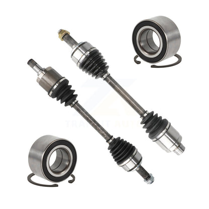 CV Axle Drive Shaft Assembly And Bearing Front Kit For Honda Civic Acura CSX