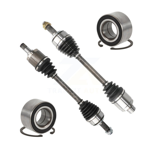 CV Axle Drive Shaft Assembly And Bearing Front Kit For Honda Civic Acura CSX