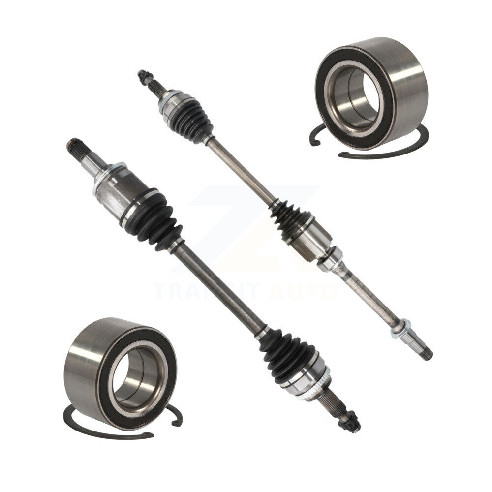 CV Axle Drive Shaft And Wheel Bearing Front Kit For 2004-2010 Toyota Sienna FWD