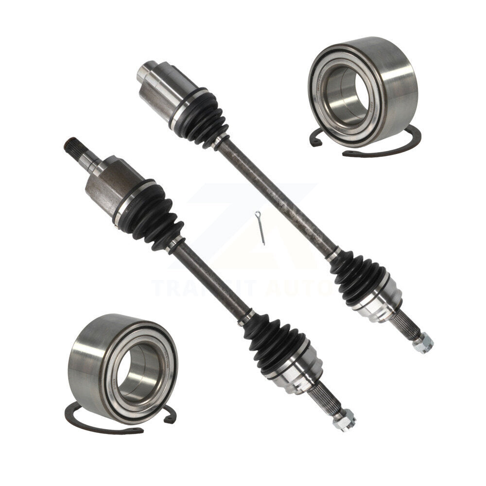 CV Axle Drive Shaft Assembly And Bearing Front Kit For Jeep Patriot Compass