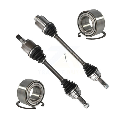 CV Axle Drive Shaft Assembly And Bearing Front Kit For Jeep Patriot Compass