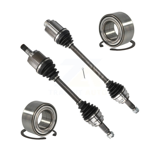 CV Axle Drive Shaft Assembly And Bearing Front Kit For Jeep Patriot Compass